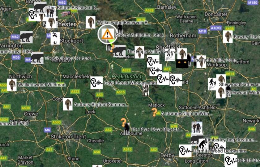 British Researcher Maps Out UK Cryptid Creature Sightings