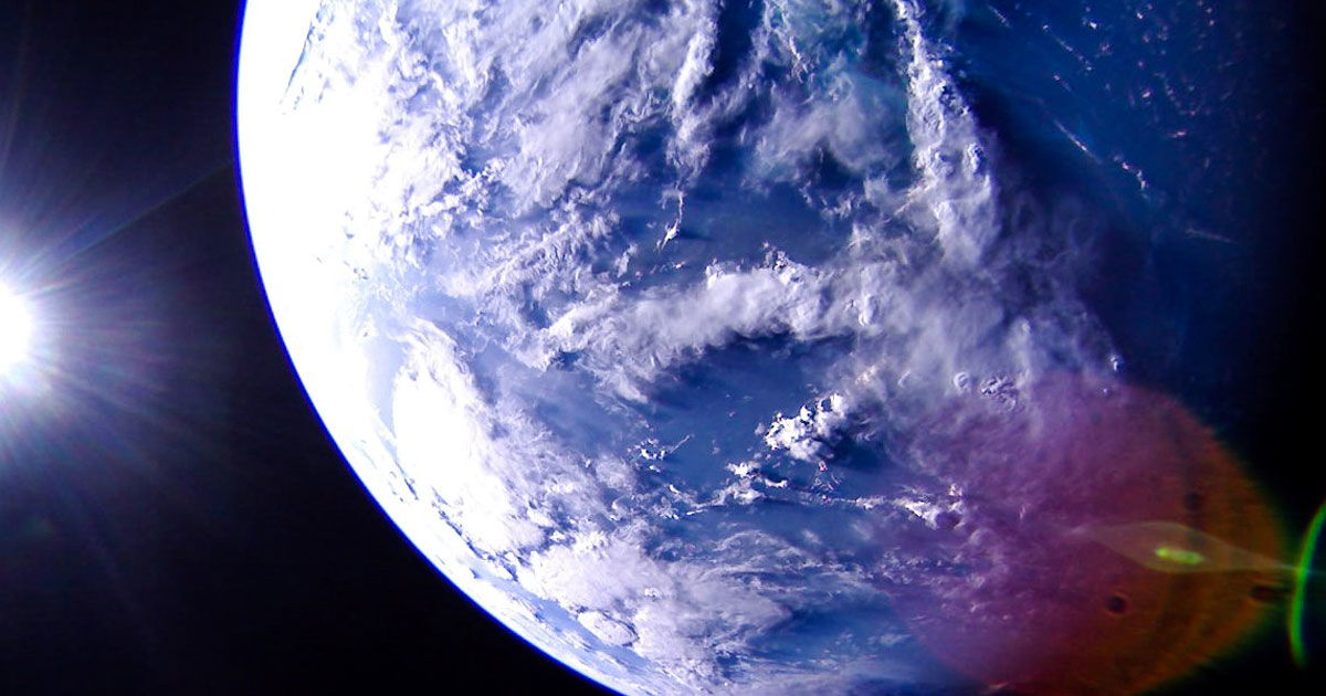 Innovative Solar Sail Spacecraft Captures Stunning Earth Images