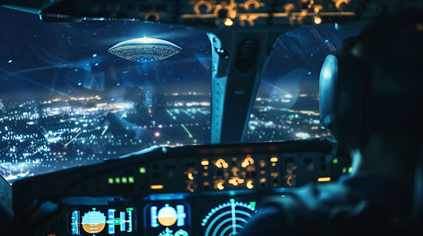 Commercial Pilot Reports Puzzling Orange UFO During Flight