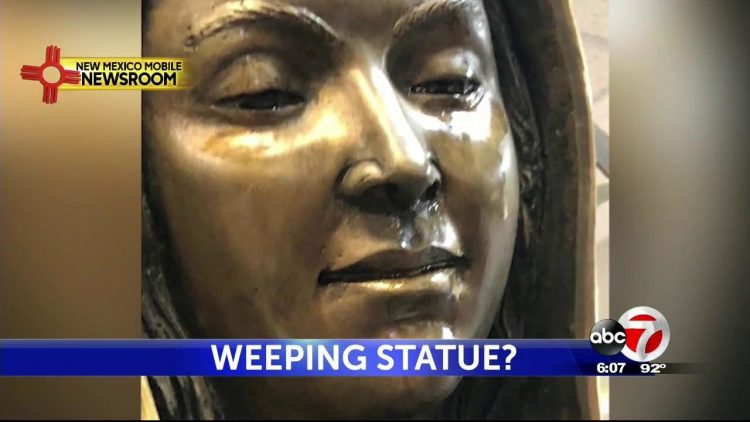 Christians Flock to Virgin Mary Statue Crying Rose-Scented Tears