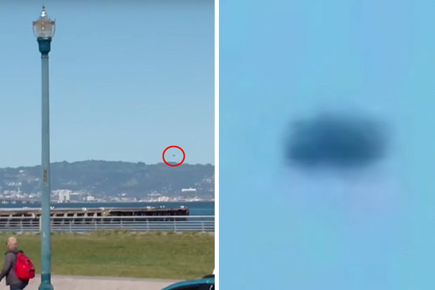 Large 'UFO' Recorded Over California