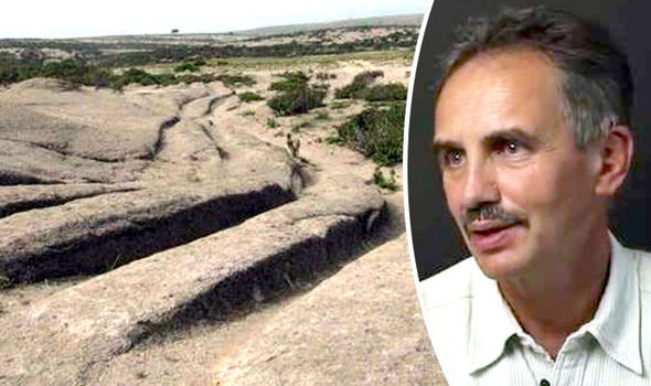 Ancient Aliens Left Fossilised Vehicle Tracks, Claims Academic