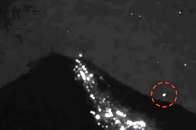 Mysterious Object Flies Out of Colima Volcano