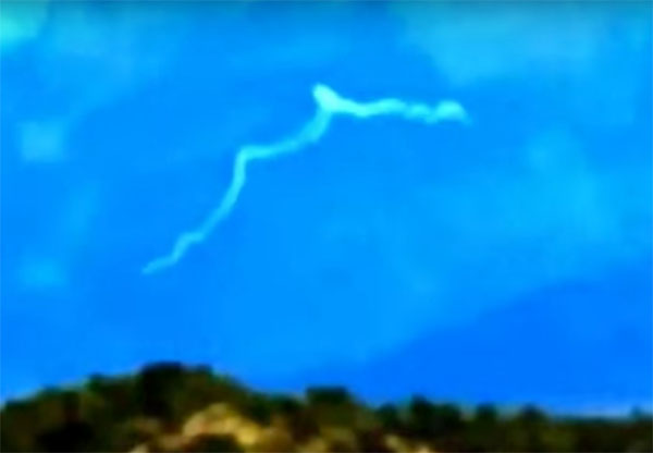Video Shows 'UFO' Crashing Following Lightning Strike