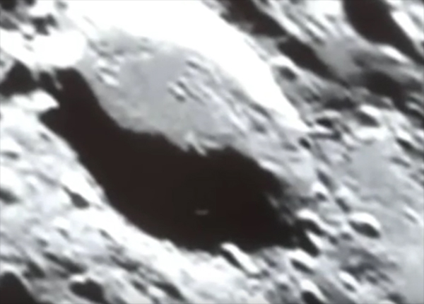 Video Shows 'Something' Emerging from Crater on the Moon