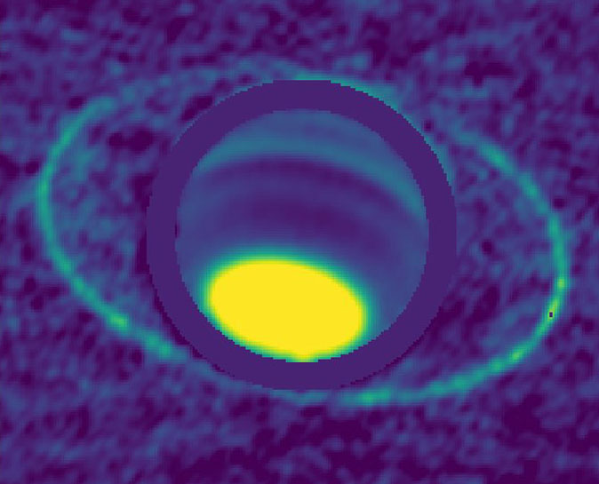 Stunning New Thermal Images Reveal the Rings of Uranus