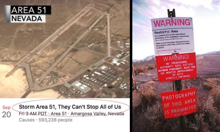 Nearly 300,000 People Sign-up to 'Storm Area 51'