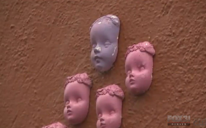 Strange 'Baby Faces' Popping Up Around Denver