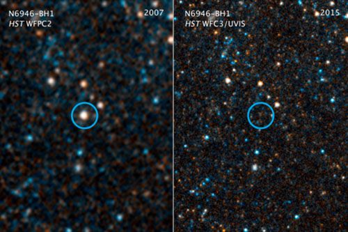 Space Telescope Witnesses the Formation of a Black Hole