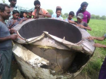 Unexplained Object Falls from the Sky in India