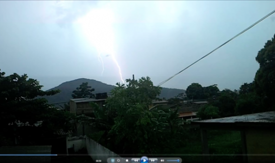 UFO Struck by Lightning in Brazil?