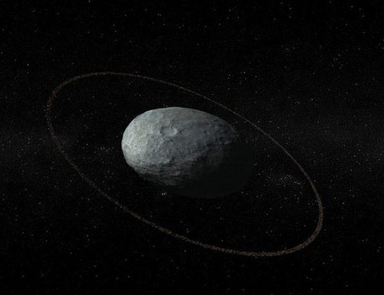 Dwarf Planet at Far Edge of Solar System Found to Have Rings