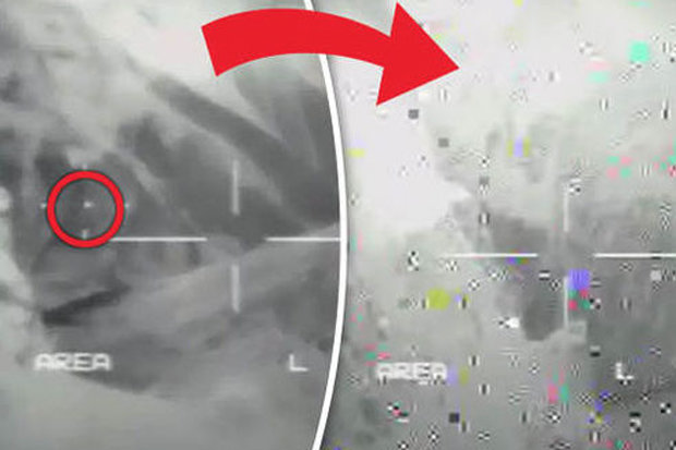 Does 'Leaked' Footage Show a Drone Being Blasted by a UFO?