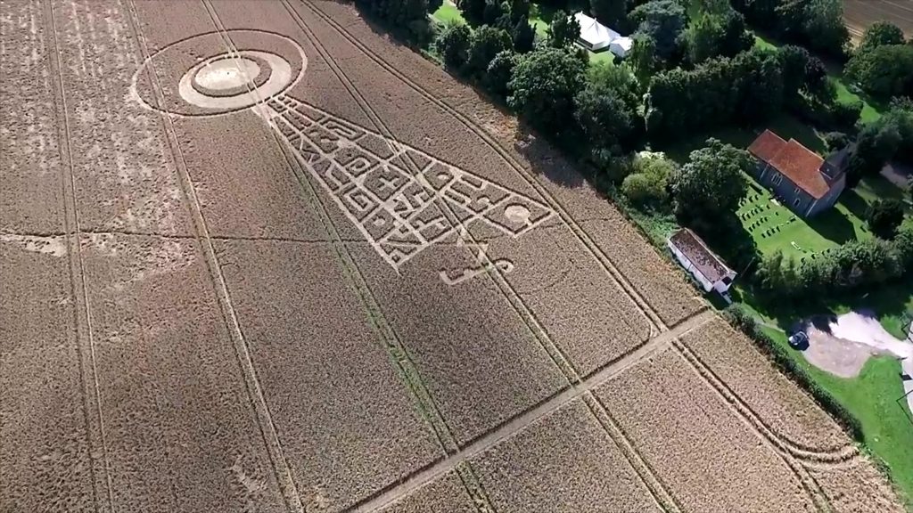 New Crop Circle Design Appears in Essex Field