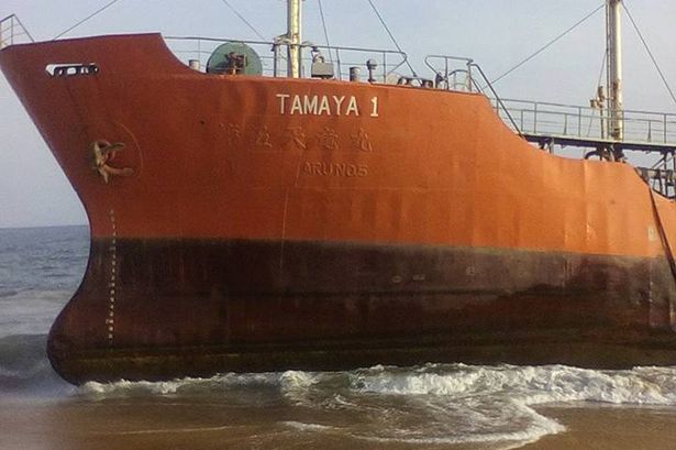 Oil Tanker 'Ghost Ship' Washes up on Beach with No Crew Aboard