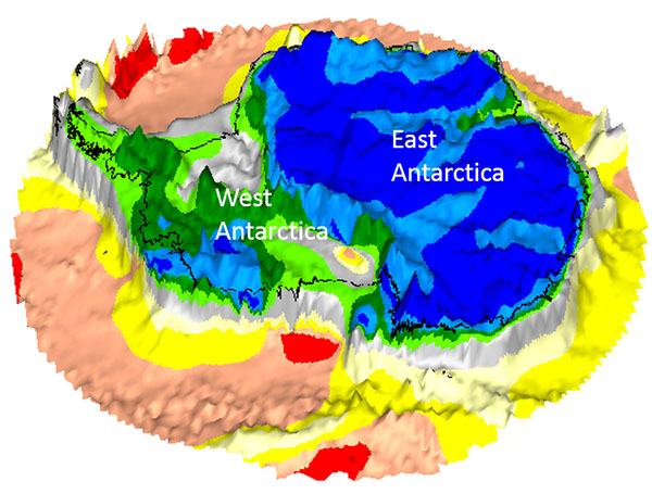Remnants of Ancient Continents under Antarctica Revealed