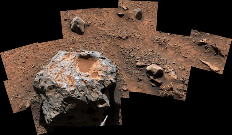 Curiosity Rover Finds Metal Meteorite on Mars