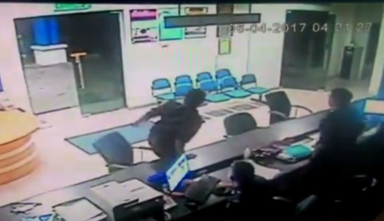 CCTV Footage Captures Police Station 'Poltergeist' in Action