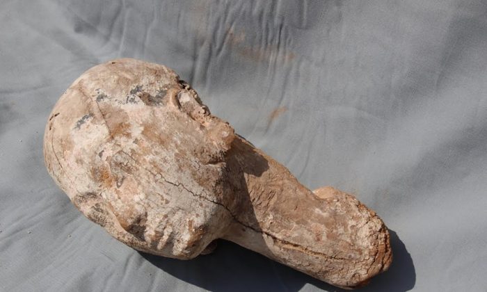 Ancient Sculpture Uncovered, Thought to Depict Egyptian Queen