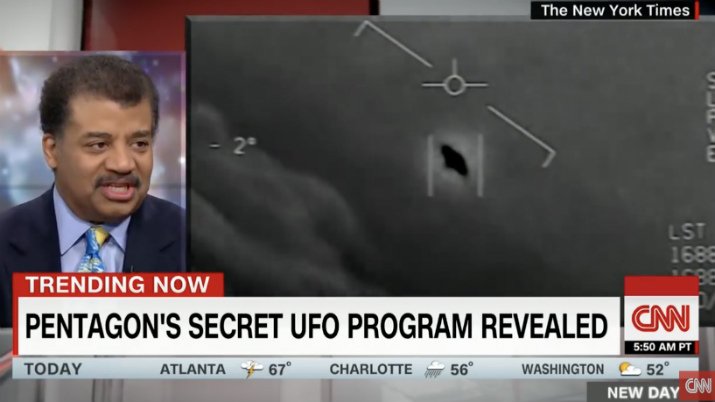 Physicist Neil deGrasse Tyson Skeptical of Recent UFO Coverage