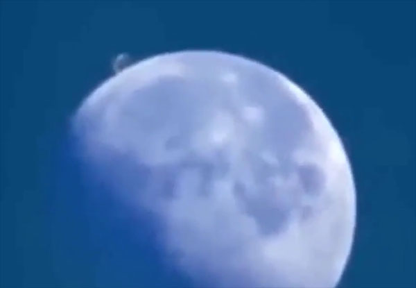 Telescopic Camera Captures Unusual 'Structure' Near the Moon