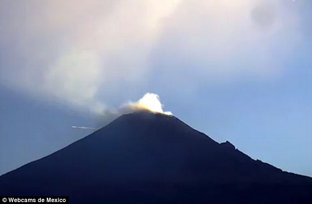 Strange Footage Captures Mysterious Object Flying Close to Volcano