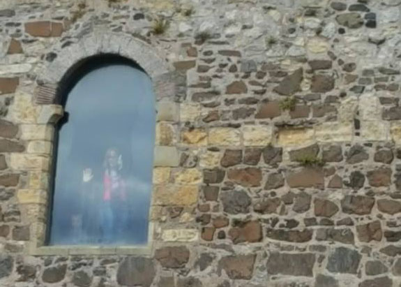 Is This the Face of a Ghost Boy at Carrickfergus Castle?
