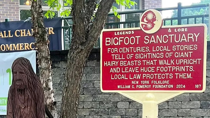 Historical Marker Declares Town to be 'Bigfoot Sanctuary'