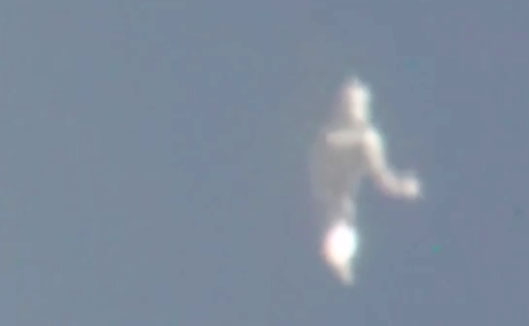 Mysterious 'Humanoid' UFO Filmed Floating in the Sky