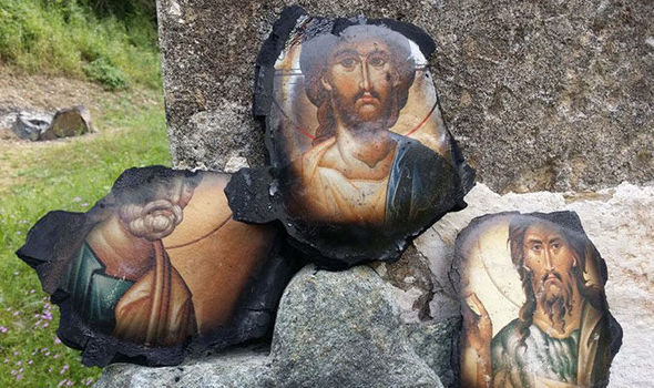 Church Fire Leaves Faces of Saints 'Miraculously' Untouched
