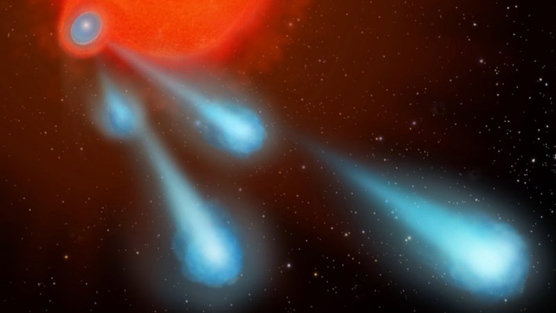 Great Balls of Fire! Strange Superhot Blobs of Gas Found Near Star