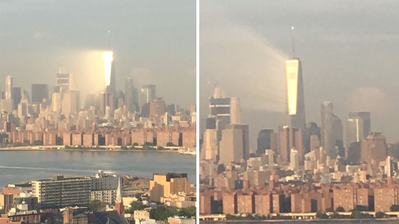 Ray of Light Beams Off World Trade Center Days Before Anniversary