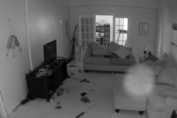 Unexplained 'Ghost' Caught on Camera in Man's Basement
