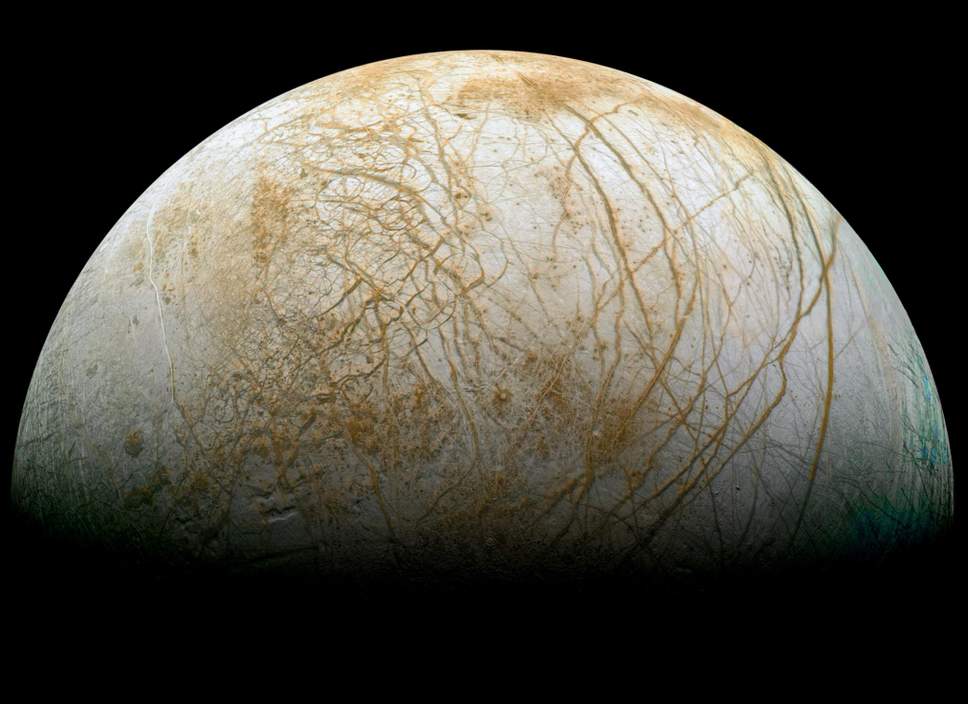Giant Shards of Ice on Europa Could Hinder Search for Life