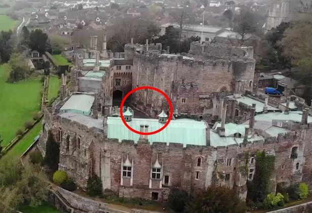 Drone Camera Captures 'Ghost Riding Horse' Through Castle