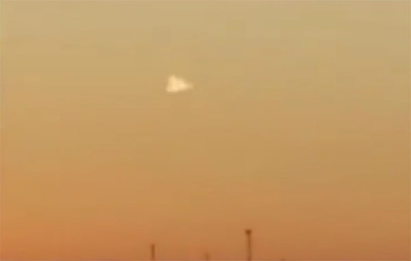 Triangular 'UFO' Spotted Close to Secretive US Military Base