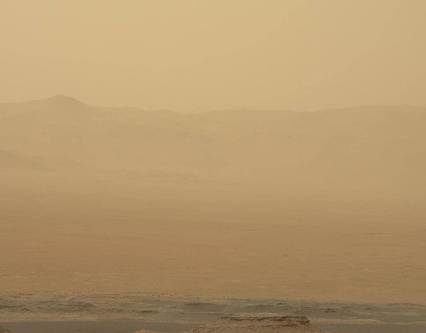 NASA Mars Rovers Caught in Huge Planet-wide Dust Storm