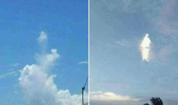 Image of 'the Virgin Mary' Appears in the Sky Above Tonga