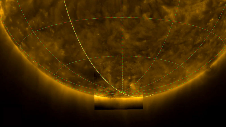 First View of the Sun's South Pole Filmed by Spacecraft