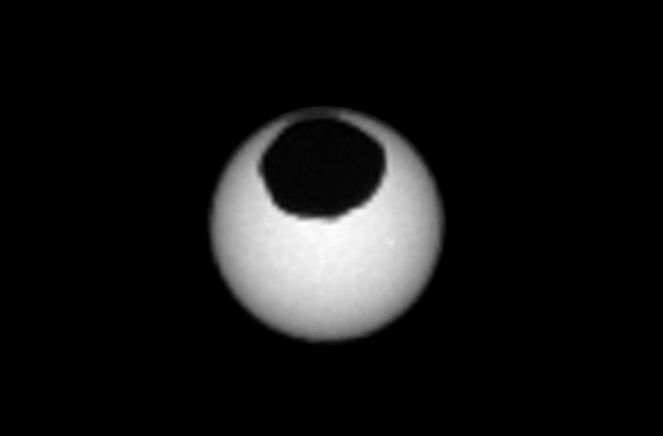 Solar Eclipse Captured by Curiosity Rover on Mars