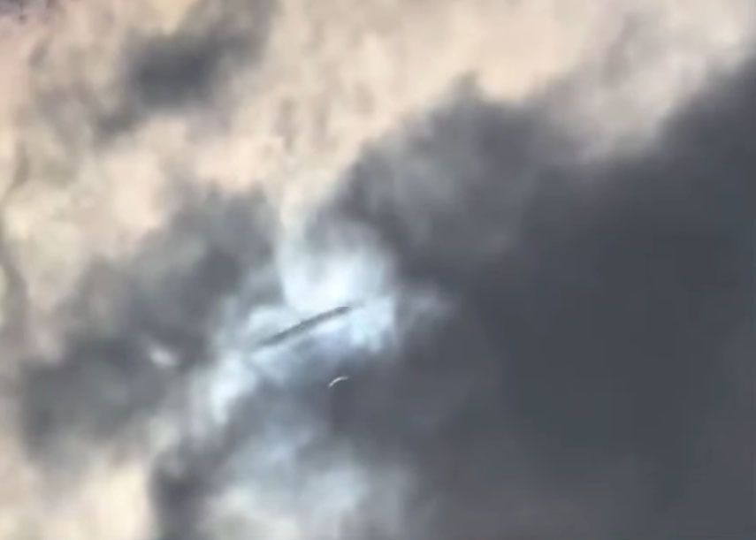 Texas Eclipse Viewers Catch Sight of UFO?
