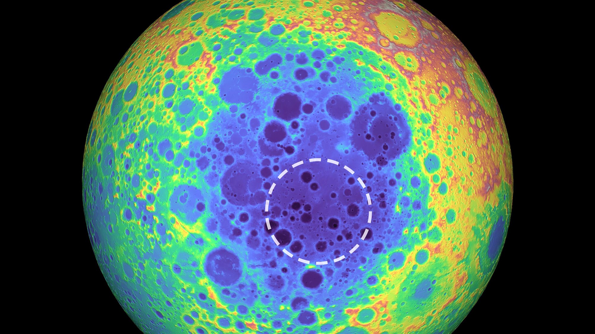 Huge Mysterious 'Blob' Discovered Under the Moon