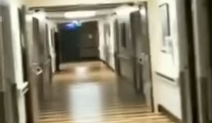 Hospital Security Guard Films Shadow Figure?