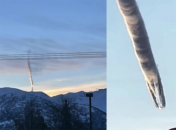 'UFO' Cloud over Alaska Mountain Prompts Police Investigation