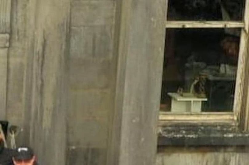 'Ghost' Caught Peering Out the Window at Abandoned House