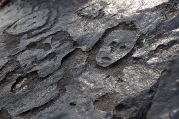 Ancient Rock Carvings Revealed by Receding Amazon Waters