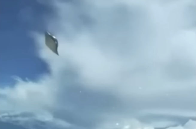 'UFO' Recorded Zipping Past Model's Private Plane