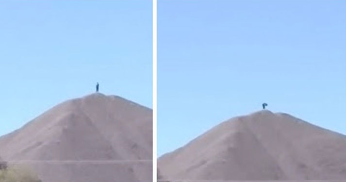 'Giant' Spotted on Hill in Mexico