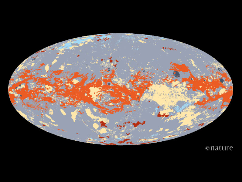 Astronomers Draw First Global Map of Saturn's Moon Titan