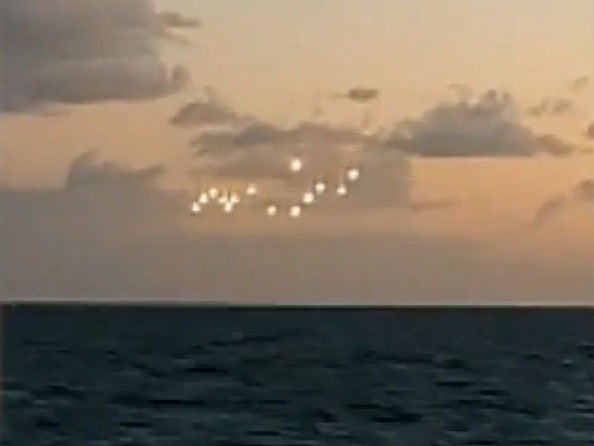 'UFO' Orbs Recorded Hovering over North Carolina Waters